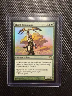 MTG Elvish Champion 8th Edition Foil Unplayed NM Condition - Image 1