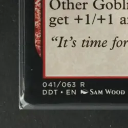 2017 MAGIC: THE GATHERING DUEL DECKS: MERFOLK VS. GOBLINS #41 GOBLIN CHIEFTAIN - Image 4