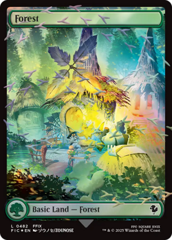 Forest Chocobo Track ◆FOIL◆ 482 | NM Near Mint | FIC Final Fantasy Magic MTG - Image 1