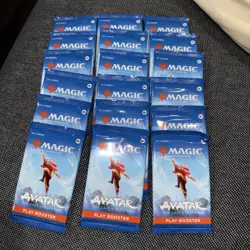 LOT OF 18 Magic Avatar The Last Airbender Play Booster Packs, Ships Immediately - Image 1