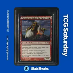 2013 MAGIC: THE GATHERING THEROS #135 PURPHOROS GOD OF FORGE - Image 1