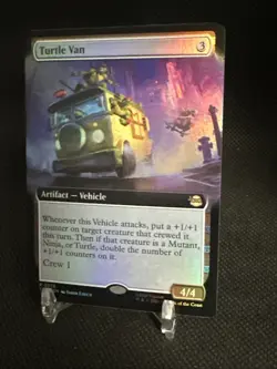 Turtle Van (Extended Art Foil) Rare MTG Ninja Turtles - Image 2