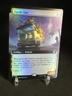 Turtle Van (Extended Art Foil) Rare MTG Ninja Turtles - Image 3