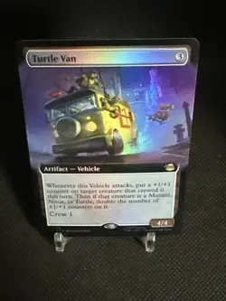 Turtle Van (Extended Art Foil) Rare MTG Ninja Turtles - Image 4