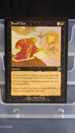 Magic: The Gathering Snuff Out Instant Common Black Mercadian Masques - Image 1