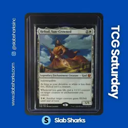 2022 MAGIC: THE GATHERING THEROS BEYOND DEATH #018 HELIOD, SUN-CROWNED - Image 1