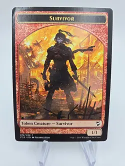 Myr (023) / Survivor(012) - Double-sided Token - Commander 2018 - MTG - Token - Image 2