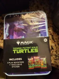 Magic: The Gathering Teenage Mutant Ninja Turtles Tin [Shredder] Box 3 Boosters - Image 1