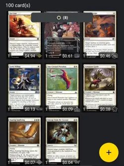 Custom MTG CEDH COMMANDER DINOSAUR DECK RED WHITE GREEN With Tokens - Image 3