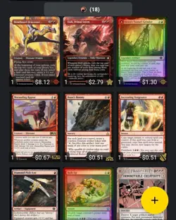 Custom MTG CEDH COMMANDER DINOSAUR DECK RED WHITE GREEN With Tokens - Image 4