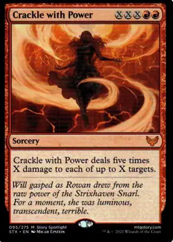 MTG: Strixhaven: School of Mages: Crackle with Power: Lightly Played Condition - Image 1