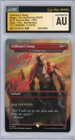 CGC Authentic Signed T.C. Carson Calliope's Song - Seething Song (7051) - Image 1