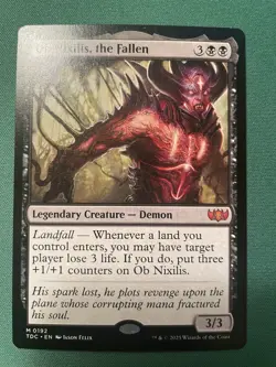 2025 Ob Nixilis, the Fallen (M) Commander: Tarkir: Dragonstorm 192 NM - Image 1