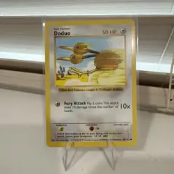 Shadowless NM Doduo 48/102 Base Set Pokemon Trading Card English - Image 1