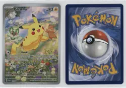 Pikachu (Paldea Adventure Chest) Holo Pokemon Scarlet & Violet Black Star Promo - Image 3
