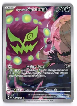 Pokemon ME: Ascended Heroes Cynthia's Spiritomb 244/217 Illustration Rare Holo - Image 1