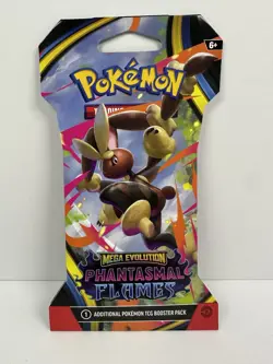 Pokemon TCG (4 Packs) Mega Evolution Phantasmal Flames Booster (English 2025) - Image 5