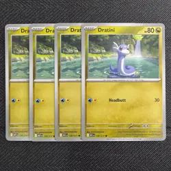 4x Dratini | 150/217 NM | Ascended Heroes | Common | Pokemon TCG Playset - Image 1