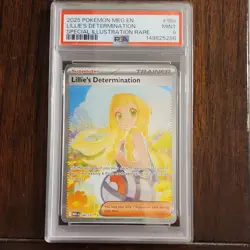 Pokemon 2025 Me01 Lillie's Determination 184/132 SIR Holo PSA 9 EN - Image 1