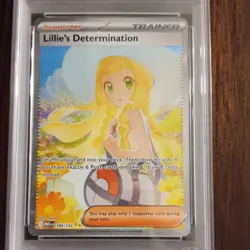 Pokemon 2025 Me01 Lillie's Determination 184/132 SIR Holo PSA 9 EN - Image 2