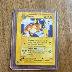 Pokemon Raichu Expedition Base Set 061/165 Regular 80 HP Card - Image 1
