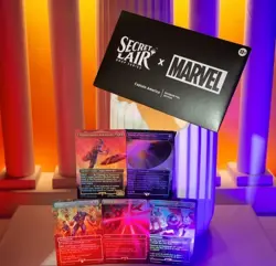 MTG SECRET LAIR X Marvel's Captain America RAINBOW FOIL EDITION 🔥 NeW !! - Image 2