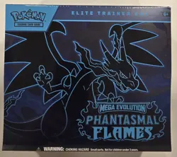 Pokemon Phantasmal Flames Elite Trainer Box ETB - Factory Sealed - Image 1