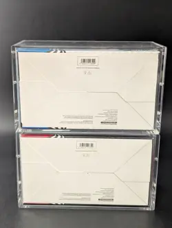 2x Pokemon SV10.5 Black Bolt White Flare Sealed Booster Bundle Display W/Acrylic - Image 2