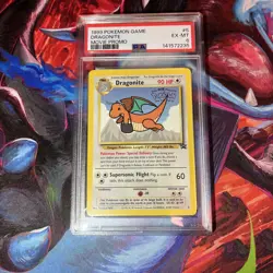 Dragonite Movie Promo #5 PSA 6 EX MT Pokemon 1999 Vintage - Image 1
