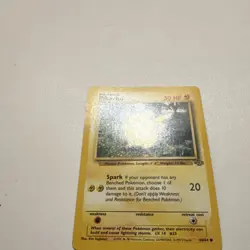 Pokemon Pikachu Common Jungle 1999 50 HP Spark 20 60/64 Unlimited Regular - Image 2