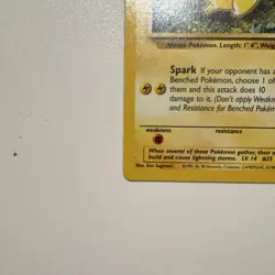 Pokemon Pikachu Common Jungle 1999 50 HP Spark 20 60/64 Unlimited Regular - Image 5