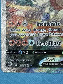 Pokemon Charizard V (Alternate Full Art) 154/172 Swsh09: Brilliant Stars Holo - Image 5