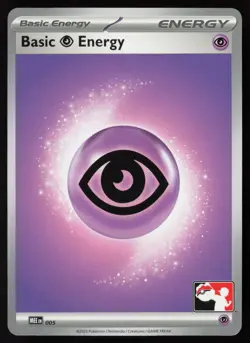 Pokemon Basic Psychic Energy 005 Prize Pack Series 8 MEE Non-Holo Pack Fresh NM - Image 1