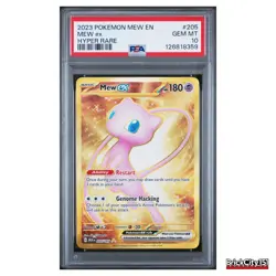 2023 Pokemon SV 151 MEW EN Mew ex #205/165 PSA 10 - Image 1