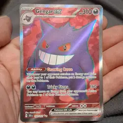 Pokemon Gengar ex 193/162 Ultra Rare Full Art Holo SV05: Temporal Forces 310 HP - Image 2