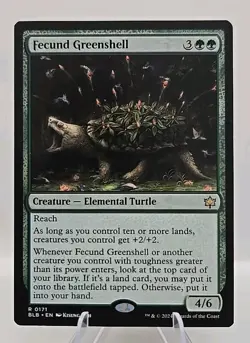 Fecund Greenshell MTG Bloomburrow Regular - Image 1