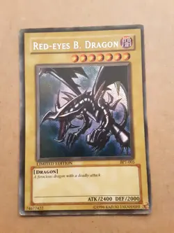 Yu-Gi-Oh! TCG - Red-Eyes B. Dragon BPT-005 - Limited Edition Secret Rare - LP - Image 1