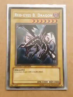 Yu-Gi-Oh! TCG - Red-Eyes B. Dragon BPT-005 - Limited Edition Secret Rare - LP - Image 3