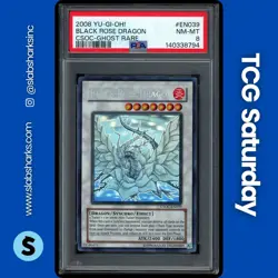 2008 YU-GI-OH! 5D'S CROSSRDS OF CHAOS #CSOC-EN039 BLACK ROSE DRAGON PSA 8 - Image 1