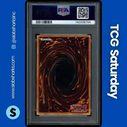 2008 YU-GI-OH! 5D'S CROSSRDS OF CHAOS #CSOC-EN039 BLACK ROSE DRAGON PSA 8 - Image 2