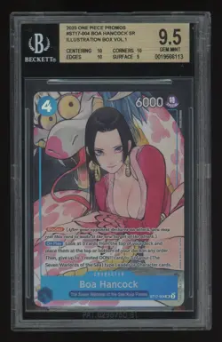 2025 One Piece Boa Hancock ST17-004 Illustration Box Vol 1 BGS 9.5 GEM MINT - Image 1