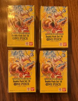4X One Piece TCG Sealed OP-15 DB-10 DOUBLE PACK VOL 10 - English - USA - Image 2