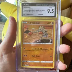 Pokemon Hitmonchan Trading Card Game Classic CGC 9.5 Holo 012/034 2023 - Image 1