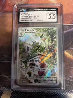 Pokemon Card Floragato 197/193 Illustration Rare Paldea Evolved NM Condition - Image 1