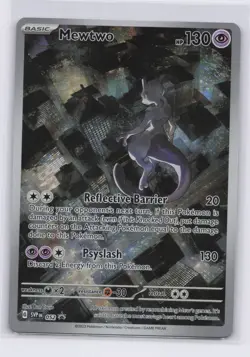 Pokemon TCG Mewtwo 052 SV: Scarlet & Violet Promo Holo Card NM - Image 1