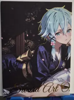 Genki Parade 3 SAO Trifold Waifu Card Anime Goddess Story Asuna & Alice & Shino - Image 3