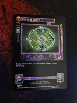 Circle of Power OP3 Promo Dragonball GT Card - SCORE CCG - Image 1