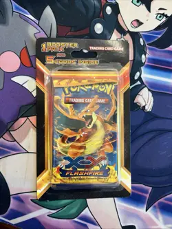 Pokemon XY Flashfire Booster Pack + 5 Bonus Cards - Image 1