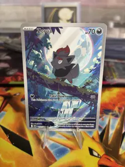 Pokemon Cards Zorua 142/086 White Flare Illustration Rare NM - Image 1