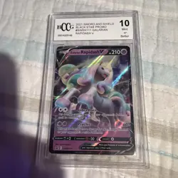 Galarian Rapidash V SWSH111 SWSH: Sword & Shield Promo Cards Pokemon Holo - Image 1